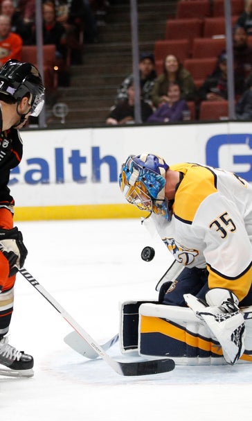 Anaheim wins in shootout to deal Nashville first road loss